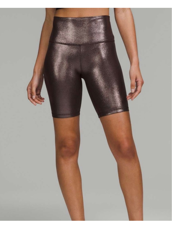 Lululemon Pants - Lululemon Align High-Rise Short 8" *Shine
Radiate Foil Print French Press Sz 6!